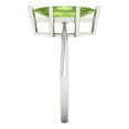 thumbnail image 3 of Clara Pucci 14K White Gold Solid Gold Peridot Solitaire Anniversary Ring for Women - 2.5 cttw Marquise Cut, 3 of 7
