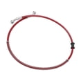 thumbnail image 2 of Tubo de freno de motocicleta de 90cm/35,4 pulgadas, accesorio Universal portátil de PVC de acero rojo para motocicleta, 2 of 5