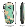 thumbnail image 4 of ZICANCN Sunglasses Soft Case, Spring Flowers Bird Easter Neoprene Zipper Eyeglass Case for Men Women, 4 of 9