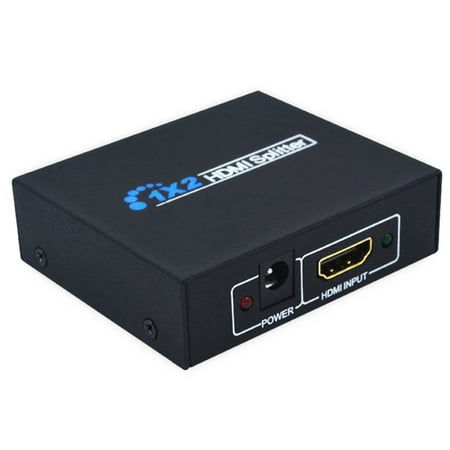 S-video Distribution Amp - 3D HD 1080p 1 inx2 Out HDMI Distribution Amplifier Amp Distributor Splitter