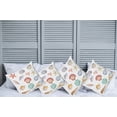 thumbnail image 2 of Ambesonne Summer Throw Pillow Cover 4 Pack, Seashells Exotic Animals, 24", Multi, 2 of 5