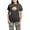 With Gray Camo Pant, variant on CafePress - Halloween Trick Or Treat Women's Charcoal Pajamas - Women's Short Sleeve Print T-Shirt and Pants Charcoal Gray Cotton Pajama Set