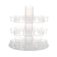thumbnail image 3 of TORJAN 3-Tier Cupcake Carrier Clear and Black Holder 24 Cupcakes Portable with Handles, 3 of 8