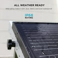 thumbnail image 5 of EF EcoFlow 2Pcs 100W 12V Solar Panel, High Efficiency Monocrystalline PV Modules, IP68 Waterproofing, Ideal for RV,Marine Rooftop, Farm Battery, Power Kits & Ecosystem, 5 of 8