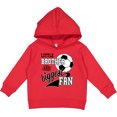 thumbnail image 2 of Inktastic Little Brother and Biggest Fan Soccer Player Toddler Hoodie, 2 of 4