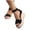Black, variant on purcolt Womens Wedge Sandals Open Toe Ankle Strap Buckle High Heels Platform Sandals Casual Summer Beach Shoes for Dressy Wedding