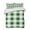 White Dark Green, variant on Quilts Twin XL Size, Aqua White Buffalo Check Soft Comforter Bedding Set for Bed, Farmhouse Plaid Modern Geometric Lightweight Quilted Bedspread with Pillow Cover(2 Pieces) for All Season, 68x98 Inch