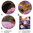 thumbnail image 3 of Designart "Purple Blue Blooms Of Hydrangea Delightful Palette" Floral Metal Art Print, 3 of 5