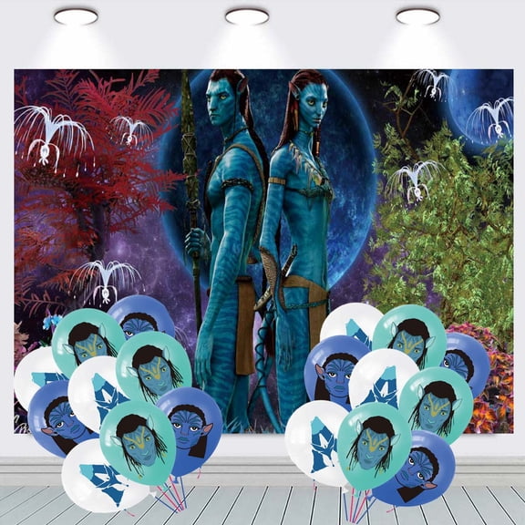 avatar Backdrop Banner Balloons Party Decorations Supplies Taspestry Wall Decor Background Poster