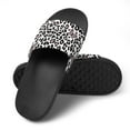 thumbnail image 4 of GZHJMY Stylish Slides for Women Men, Pink Butterfly Leopard Pattern Soft Flexible Slip-on Sandals Slippers, 4 of 7
