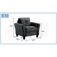 thumbnail image 2 of Couch Comfortable Sectional Couches and Sofas for Living Room Bedroom Office Small Space, 2 of 7