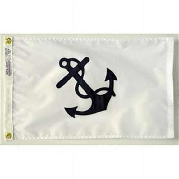 Annin Flagmakers 251800WE Nyl-Glo Fleet Capt Flag-12 in. X 18 in.