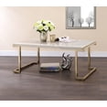 thumbnail image 1 of ACME Boice II Coffee Table in Faux Marble & Champagne, 1 of 2