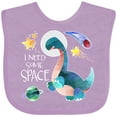 thumbnail image 3 of Inktastic I Need Some Space Dinosaur Astronaut with Stars and Planet Boys or Girls Baby Bib, 3 of 4