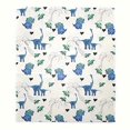 thumbnail image 2 of Jumpoff Jo Large Waterproof Foam Padded Play Mat for Infants, Babies, Toddlers, 8+ Months for Play & Tummy Time 76 in. x 58 in. Double-Sided Design: Tiny Dinos Pink & Blue, 2 of 8