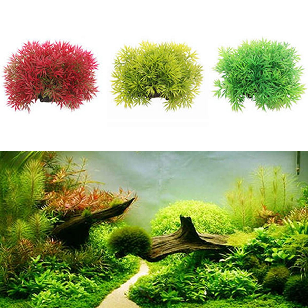 Cute Simulation Artificial Plants Aquarium Decor Water Weeds Ornament Plant  Fish Tank Aquarium Grass Decoration - AliExpress