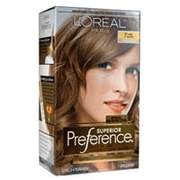 Loreal Superior Preference Hair Color, #7 Dark Blonde - 1 (Best Blonde For Dark Hair)