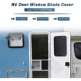 thumbnail image 7 of Gealach RV Privacy Shade Cloth, 16x25in, Black, 1pc + Insulated Roof Vent Cover, 16x16in, 1-Pack, 7 of 7