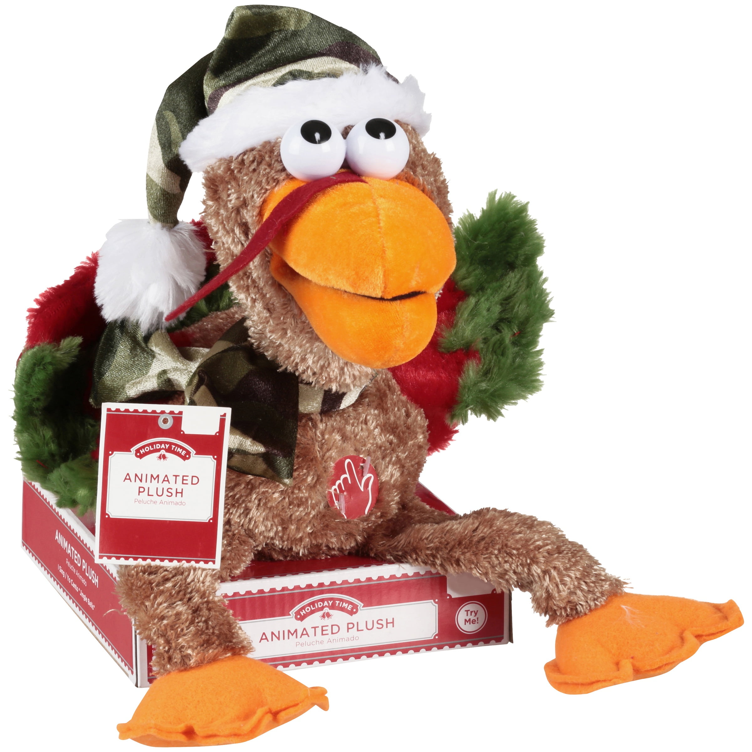 singing turkey stuffed animal