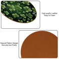 thumbnail image 5 of Saint Patrick's Day Set of 6 Round Microfiber Leather Coasters, 11x11 cm/4.3x4.3 inch Drink Coasters for Table Home Decor, 5 of 6