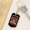 thumbnail image 6 of My Own Firefighter Stainless Steel or 18k Gold Premium Swivel Dog Tag Keychain, 6 of 10