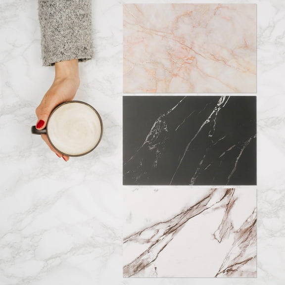 HONMEET Jewelry Photography Props Set with 3 PVC Photo Backdrop Boards for Professional Product Photos