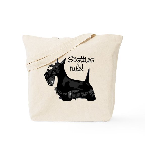 CafePress - Scotties Rule! Tote Bag - Unisex Canvas Tote Bag, Beige, 1-Piece