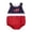 Red, variant on Krdevn Baby Boys' American Flag Romper, Red White Blue Striped Bodysuit, Soft Casual Outfit for Independence Day & Daily Wear,3-6 Month