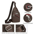 thumbnail image 6 of Kumdkd Men's Waterproof Sling Bag - 9.06" Anti-Theft Crossbody Pack for Gym, Travel & Daily Use (Ultralight 0.22lb), 6 of 6