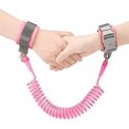 thumbnail image 1 of Pulsera anti-vagabundeo de 2,5 m Pulsera de seguridad para niños con rotación de 360 grados Ayuda para viajes Supermercado Exploración Rosa, 1 of 5
