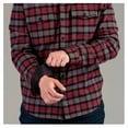 thumbnail image 3 of VORTEX Adult Male Timber Rush Flannel Long Sleeve Shirt, Color: Burgundy, Size: L, 3 of 5