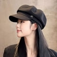 thumbnail image 5 of Cotton Fashion All-in-One Octagon Beret Newsboy Hat for Women - Classic Autumn Spring Winter Style, 5 of 5