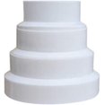 thumbnail image 1 of Round Plastic Fittings For Duct Reducer Pipe, Fan Extractor,80-120 Mm White, 1 of 1