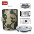 thumbnail image 4 of Camouflage 12oz Stainless Steel Coffee Mug – Double-Wall Insulated Cup with Spill-Resistant Lid, 360° Full-Print Design, Keeps Drinks Hot & Cold for Home, Office, Travel, Thanksgiving,Christmas, 4 of 5