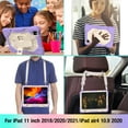 thumbnail image 4 of iPad Air 4th Generation Case for Kids,iPad Pro 11 Inch Case,Colorful Cute Heavy Duty Shockproof Kids Case Rugged Silicone Cover with Pencil Holder Hand Strap Stand Shoulder Strap,Purple, 4 of 6