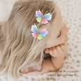 thumbnail image 5 of 10PCS Mini Butterfly Hair Clips, Tulle Mesh Hair Bow Pins Butterfly Hair Barrettes Wedding Hair Accessories for Baby Girls Women Halloween Cosplaying Party Decor, 5 of 5