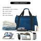 thumbnail image 5 of Fotbe Deep Blue Glitter Bolsa de Viaje con Estampado, Bolsa de Fin de Semana para Mujer con Compartimento para Zapatos, Bolsa de Gimnasio con Bolsillo Húmedo, 5 of 7