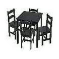 thumbnail image 2 of Gift Mark Table Set with 4 Chairs-Color:Espresso,Shape:Square, 2 of 2
