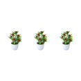 thumbnail image 3 of Guardoinrt Choose Favorite Colors Fake Potted Plants Designed For Any Room Artificial Plant Big Red Fruit 3Set, 3 of 6