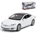 thumbnail image 1 of Modèle de Voiture Tesla S avec Lumières et Porte Verrouillable, Véhicule de simulation Musicale, 1 of 5
