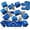 Blue, variant on Graduation Explosion Gift Box – Pop Up Money Holder DIY Surprise Box with Confetti, Creative Cash Gift for Grad, Fillable Candy & Party Gift Set (Blue, 10PCS)
