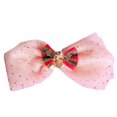 thumbnail image 1 of ZUARFY Big Bow Bell Barrette Gauze Bowknot Hair Clips Christmas Bows Hair Side Clips, 1 of 13