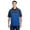Tru Royl/ C Nv H, variant on CORE365 CE112C Men's Fusion ChromaSoftâ„¢ Colorblock Polo-Carbon/ Carbon Heather-2XL
