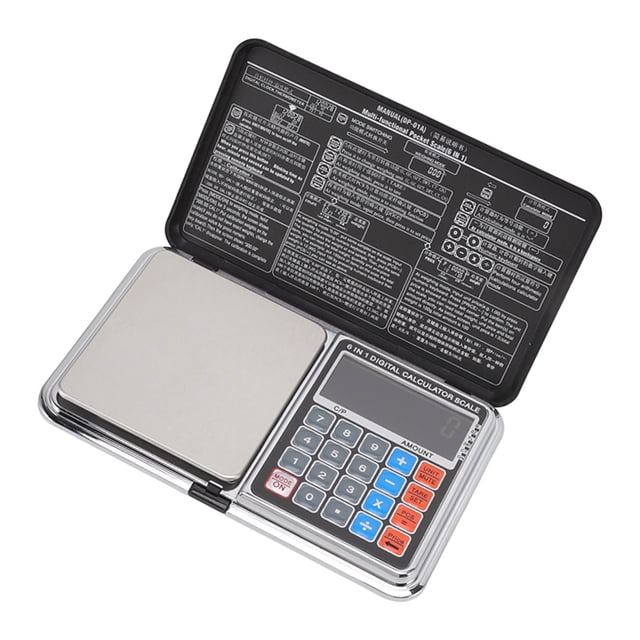 Báscula Calculadora Digital Digital 0,01/100G Báscula De Cocina Báscula Precisa Para Hornear Alimentos Con Pantalla Retroiluminada De Luz Blanca