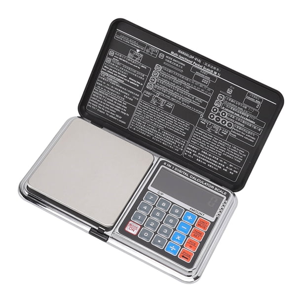 Báscula Calculadora Digital Digital 0,01/100G Báscula De Cocina Báscula Precisa Para Hornear Alimentos Con Pantalla Retroiluminada De Luz Blanca