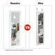 thumbnail image 5 of Espejo Joyero Costway Cuelga a Puerta Pared con LED 2 Cajones 5 Estantes 29 Ganchos Blanco, 5 of 10