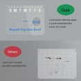thumbnail image 4 of Magnetic Acrylic Calendar for Fridge 17"x12" Clear Dry Erase Calendar Board for Refrigerator Includes 5 Dry Erase Markers and Eraser, 4 of 6