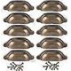 thumbnail image 1 of 10 pieces furniture handles, vintage style, Laiton, brushed surface for drawers, 1 of 3