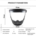 thumbnail image 2 of Adults Safety Protective Face Mask Visor Shield Transparent Reusable, 2 of 4