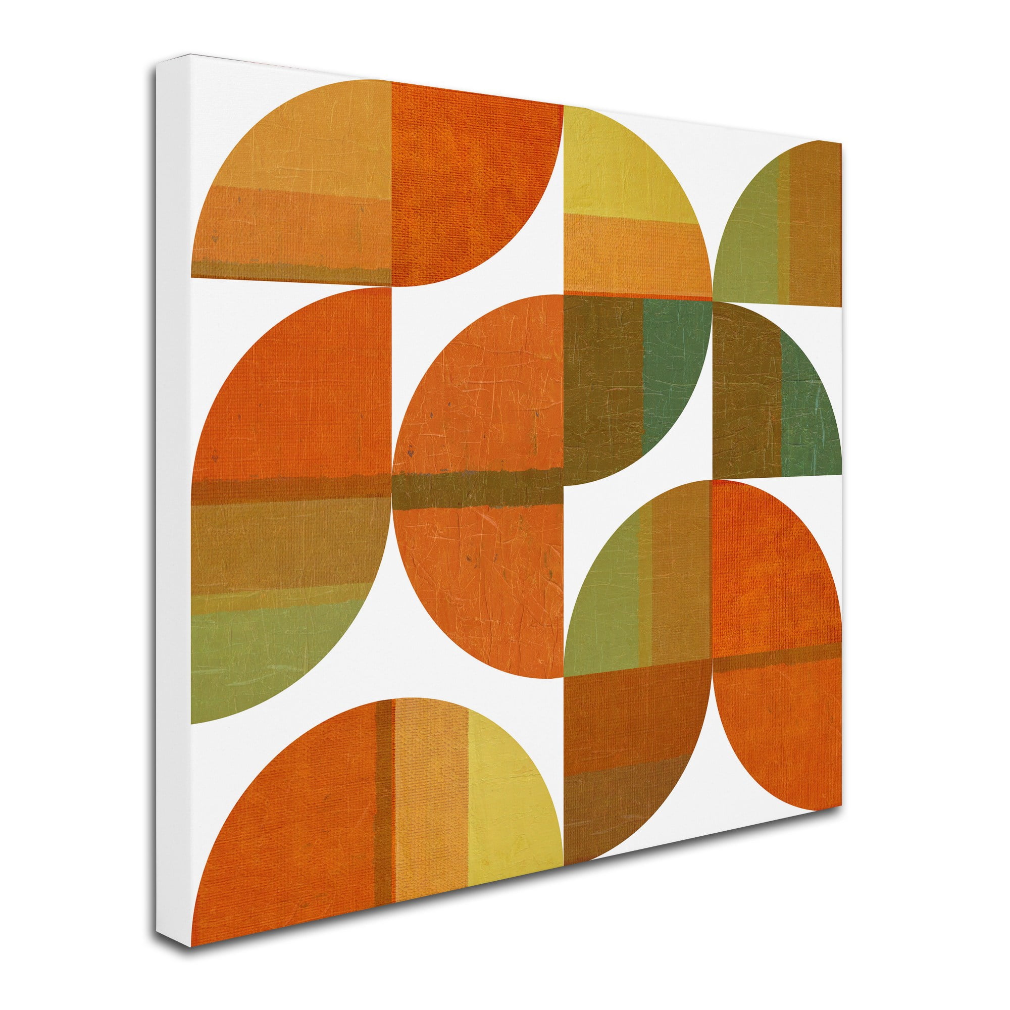 Trademark Fine Art "Four Suns Quartered 1.0" Canvas Art by Michelle Calkins